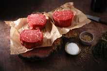 Load image into Gallery viewer, Filet mignon steak. All-natural, grain finished - Black Angus beef.
