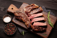 Load image into Gallery viewer, Porterhouse Steak. All-Natural, Grain Finished - Black Angus Beef
