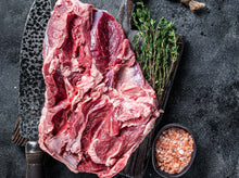 Load image into Gallery viewer, Boneless lamb leg roast. All-natural, grain finished - Dorset Lamb. The leg roast produces a meat so tender you can pull sections off with your fork.
