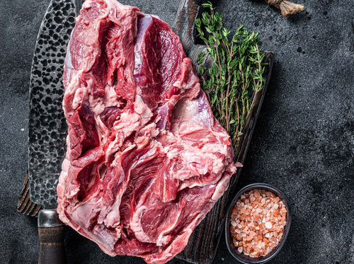 Boneless lamb leg roast. All-natural, grain finished - Dorset Lamb. The leg roast produces a meat so tender you can pull sections off with your fork.