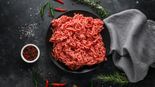 Load image into Gallery viewer, Ground Round. All-natural, grain finished - Black Angus beef.
